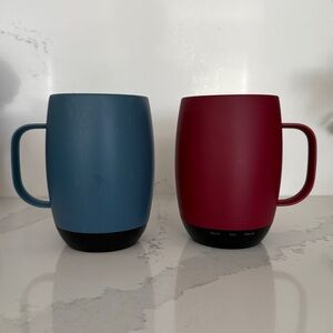 Nextmug plus 18oz bundle slate blue and burgundy